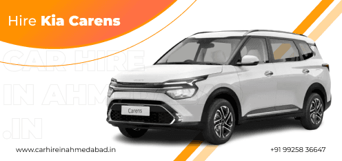 Kia Carens car hire in Ahmedabad